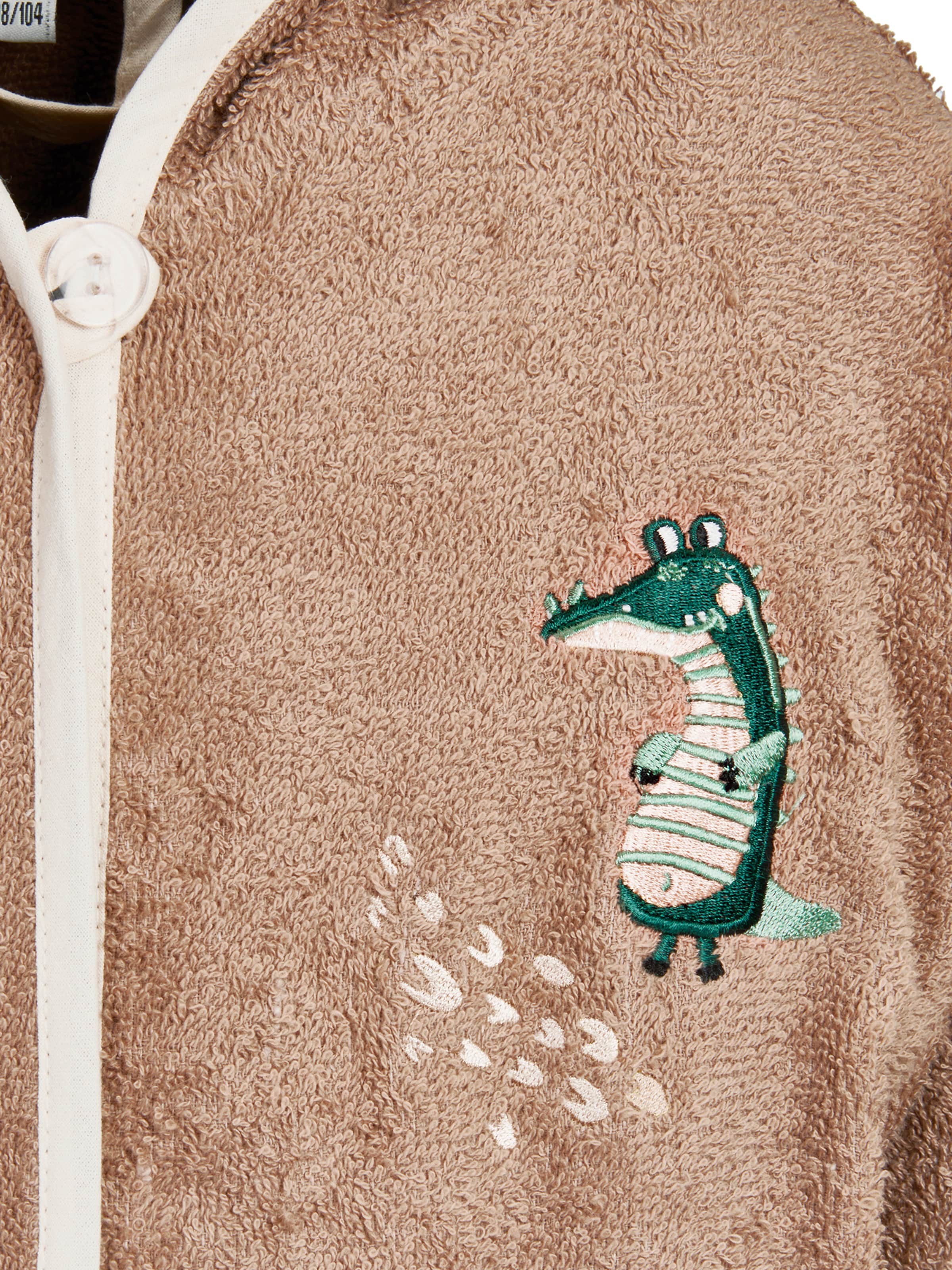 PLAYSHOES Fürdőköpeny 'Wildtiere' - barna