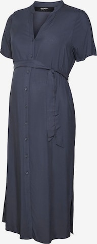 Vero Moda Maternity Shirt Dress 'VICA' in Blue