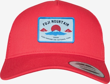 F4NT4STIC Cap 'Fuji Mountain' in Red: front