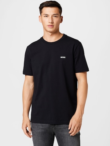 T-Shirt BOSS en noir : devant