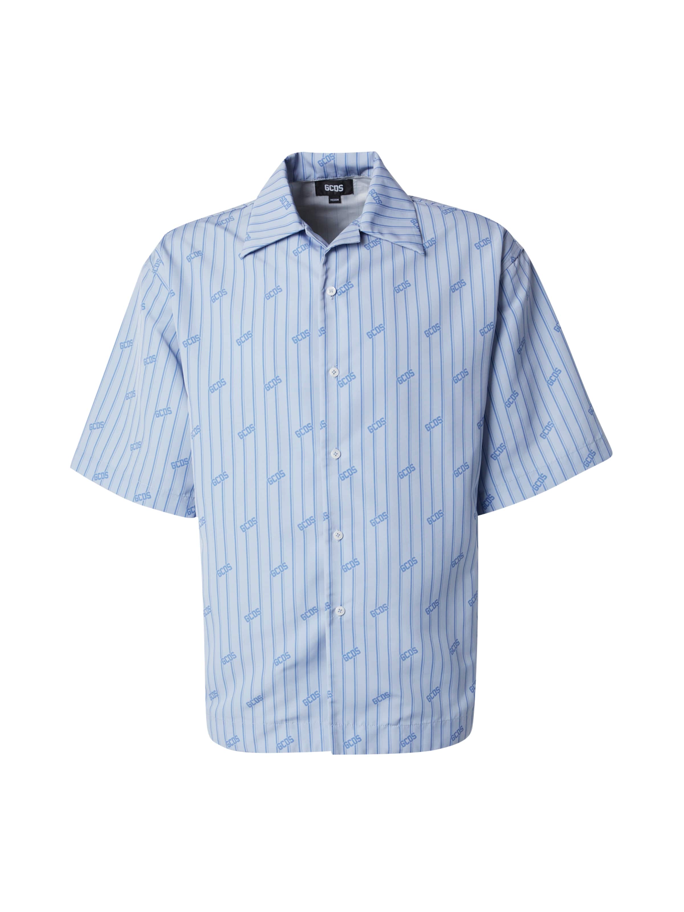 GCDS Классический крой Рубашка в Синий: спереди