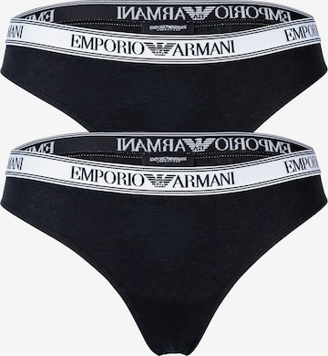 Emporio Armani - Braga en negro: frente