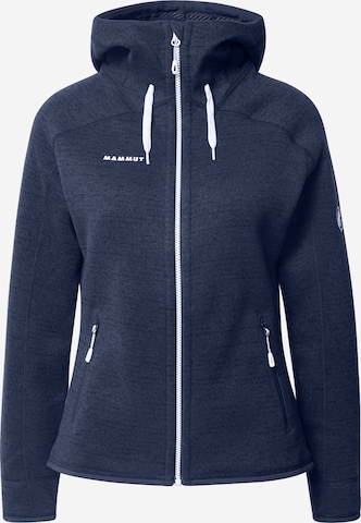 MAMMUT Functionele fleece jas 'Arctic ML' in Blauw: voorkant