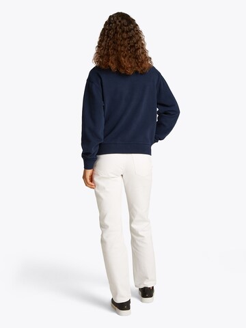 TOMMY HILFIGER Tréning póló 'REG CONTRAST FLAG SWEATSHIRT' - kék