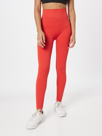 PUMA Regular Leggings 'Infuse' i röd: framsida