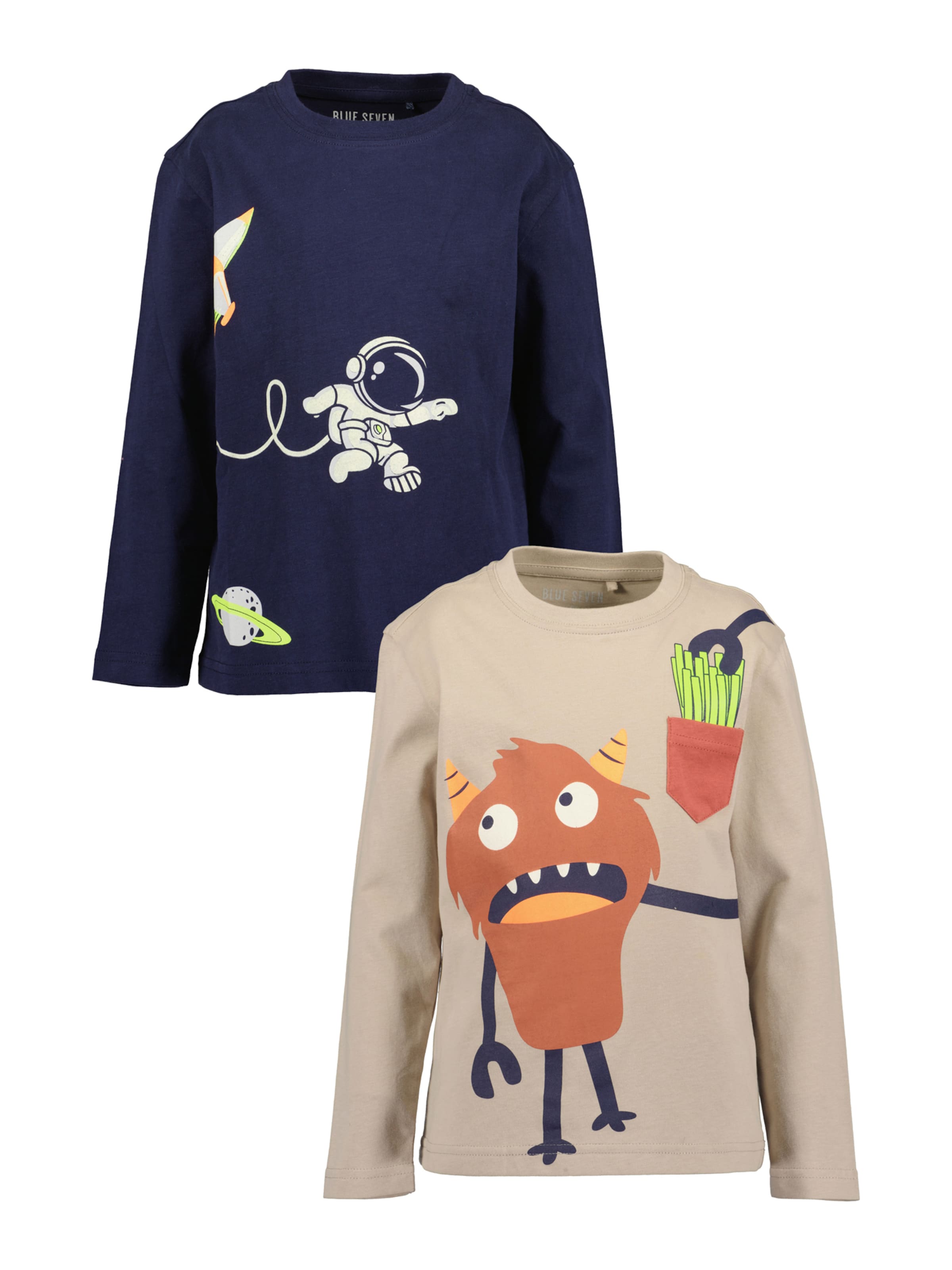 BLUE SEVEN - Camiseta en beige: frente