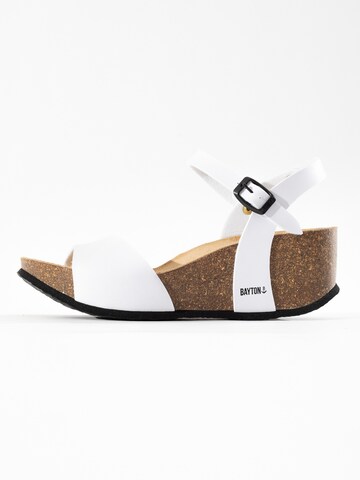 Bayton - Sandalias 'Maya' en blanco: frente