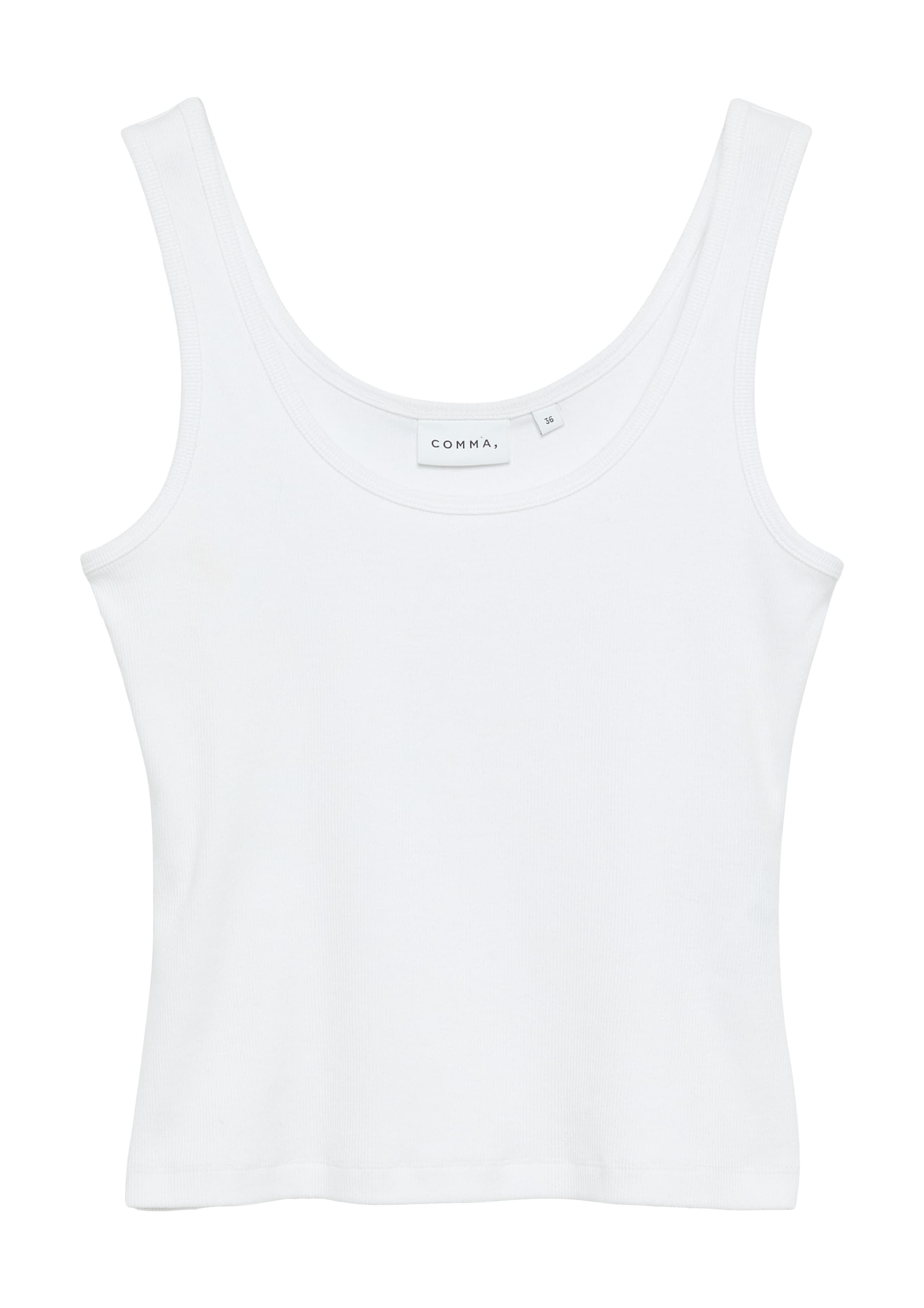 COMMA Shirt in de kleur Wit, Productweergave