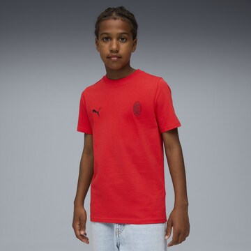 PUMA Functioneel shirt 'AC Milan FtblEssentials' in Rood: voorkant