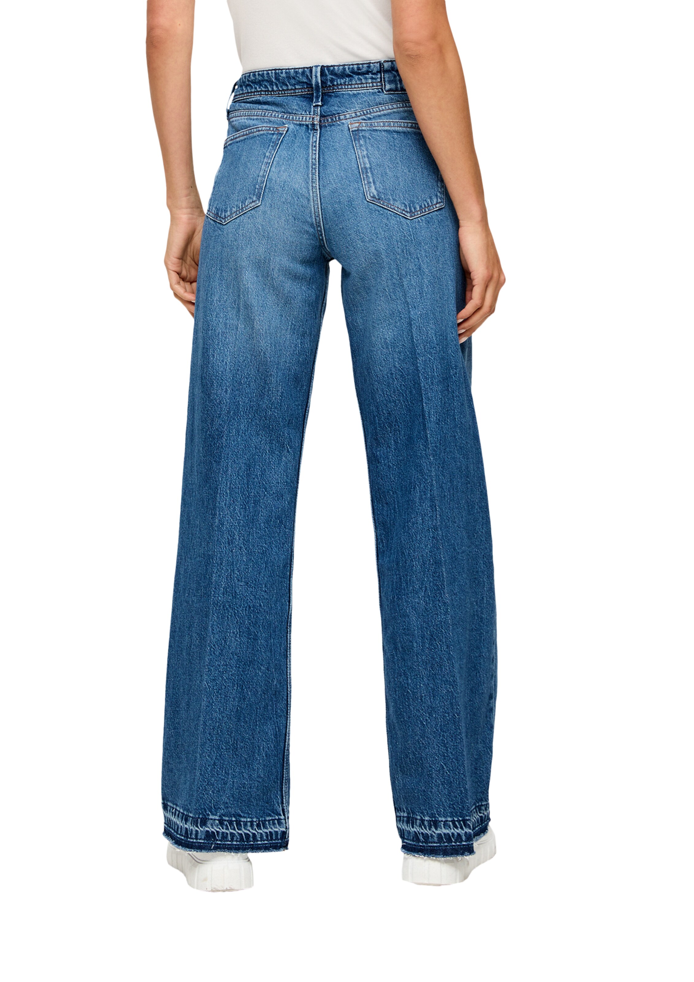 s.Oliver Wide leg Jeans 'Suri' in Blue