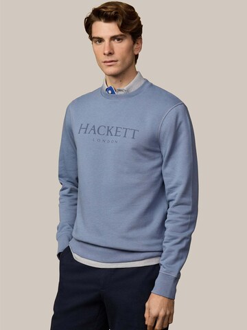 Hackett London Sweatshirt 'HERITAGE ESS CREW' in Blau