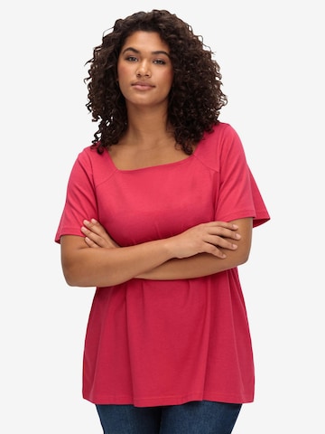 SHEEGO Shirt in Roze: voorkant