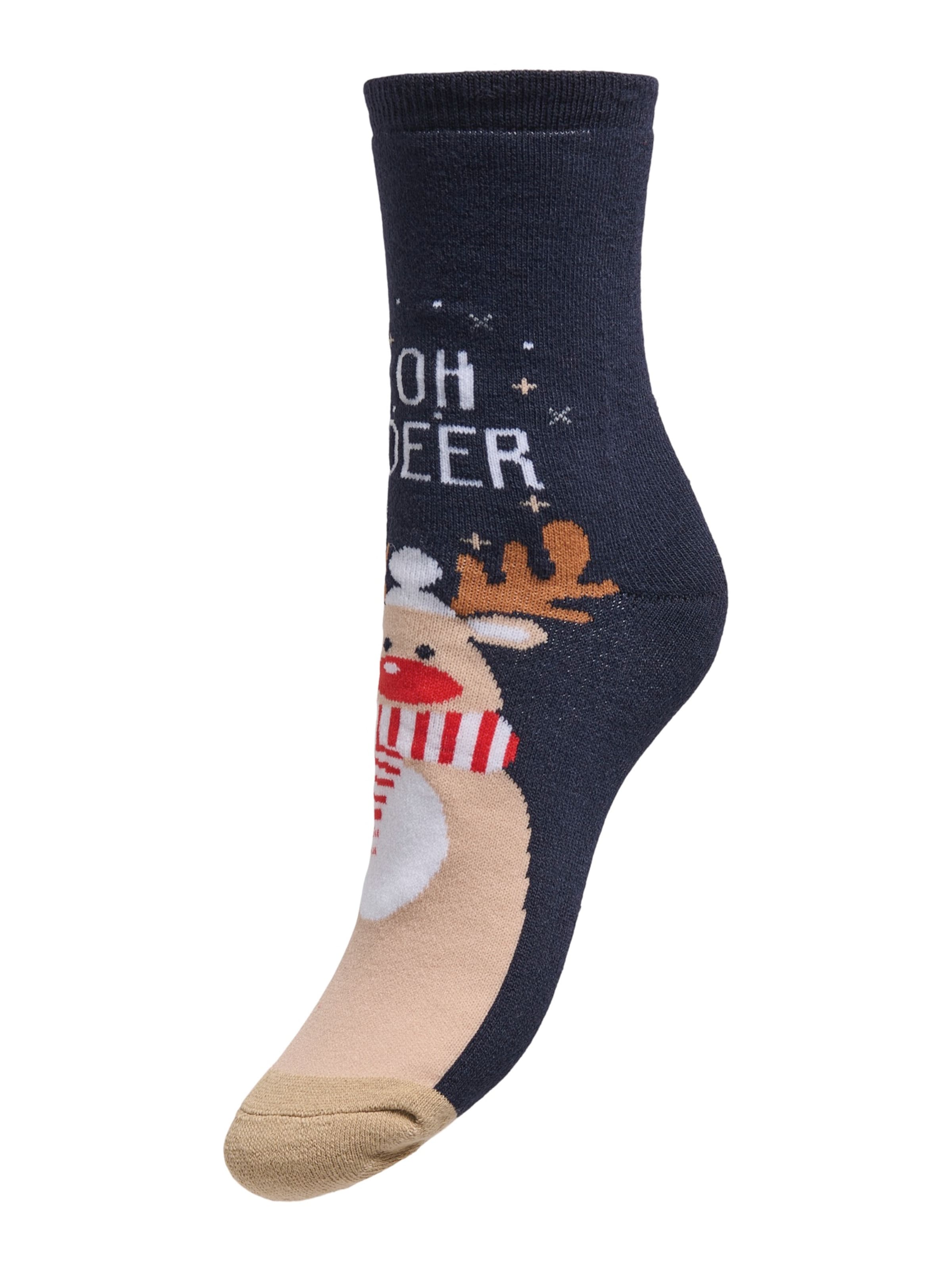 ONLY Ponožky 'ONLCHRISTMAS' – modrá: přední strana