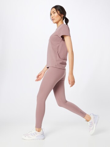 ADIDAS SPORTSWEAR - Skinny Calças de desporto 'Luxe Studio' em roxo