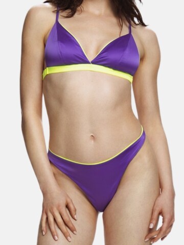 EKCENTRIK Bikinihose 'Purple Rain' in Lila: Vorderseite
