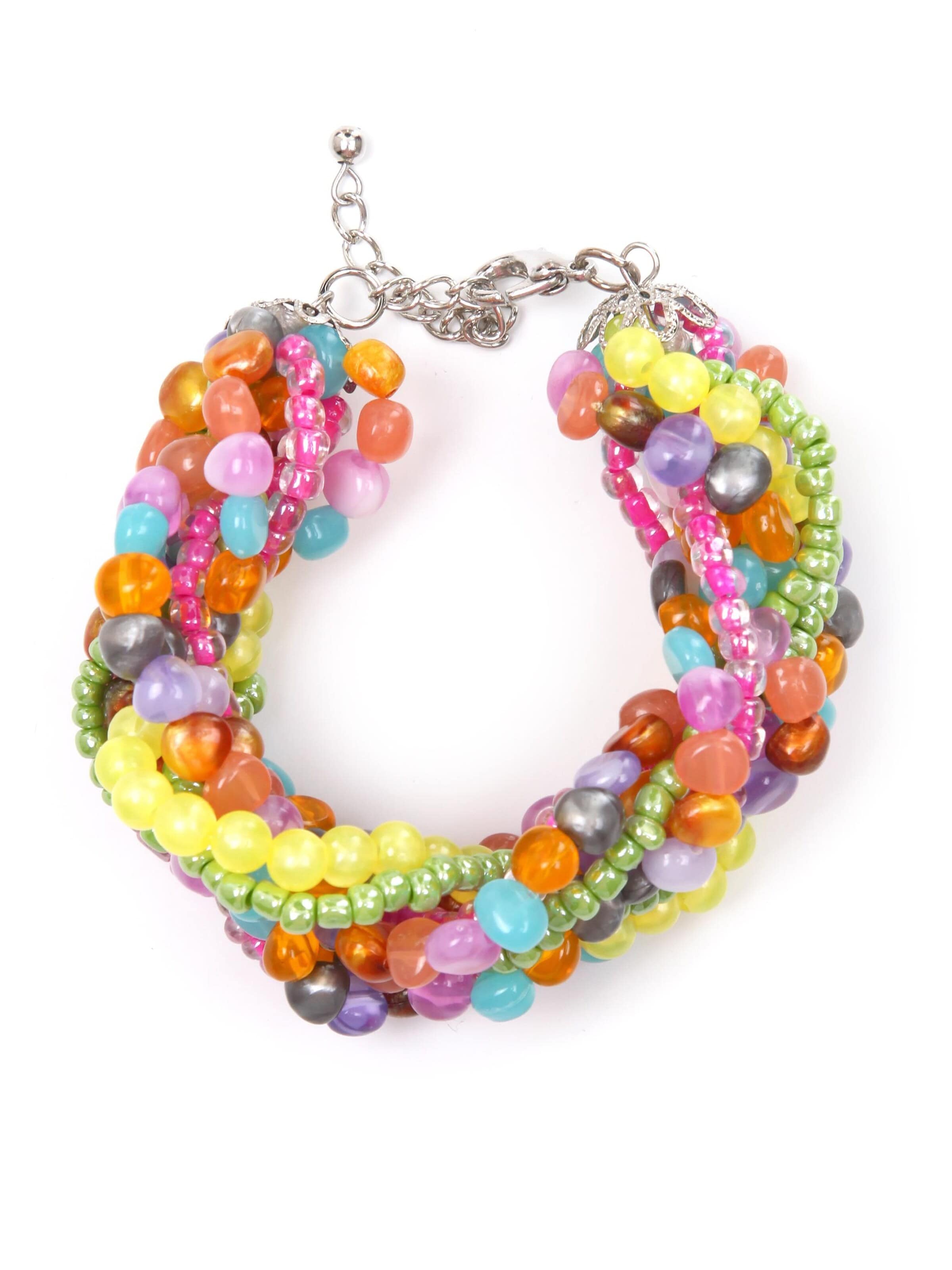 COLLEZIONE ALESSANDRO Bracelet 'Hilda' in Mixed colors: front