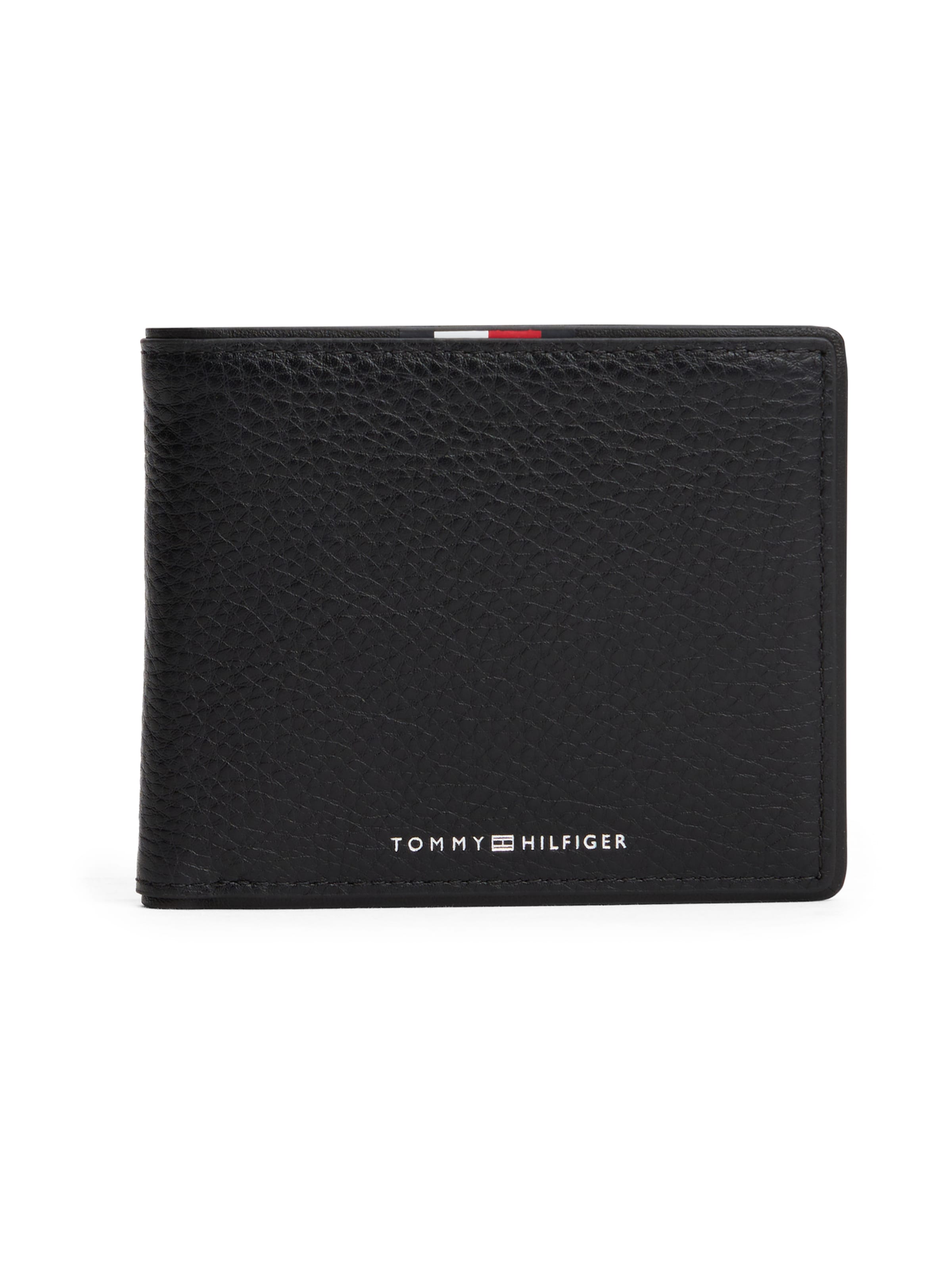TOMMY HILFIGER Wallet in Black: front