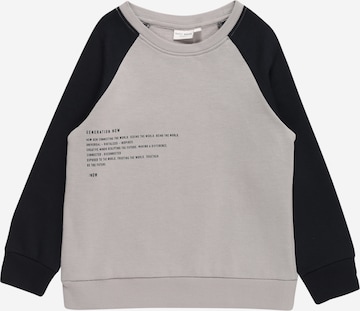 NAME IT Sweatshirt 'Volmar' i grå: framsida