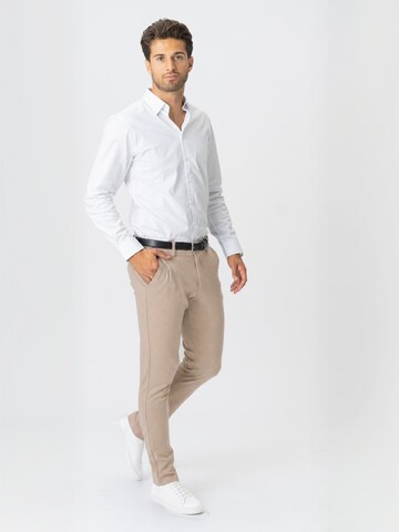 TEESHOPPEN Regular Trousers ' Performance ' in Beige: front