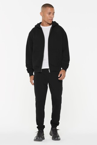 Harlem Soul /Damen BRU-NO Hoodie Jacket Oversized Unisex in Schwarz