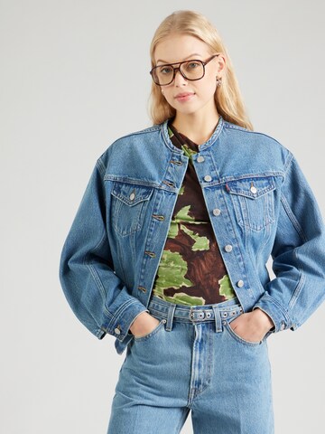 LEVI'S ® Kurtka przejściowa 'Sculpted Trucker Jacket' w kolorze niebieski: przód