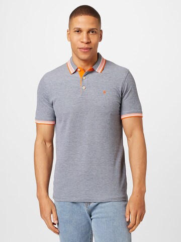 T-Shirt 'JJEPaulos' JACK & JONES en bleu : devant