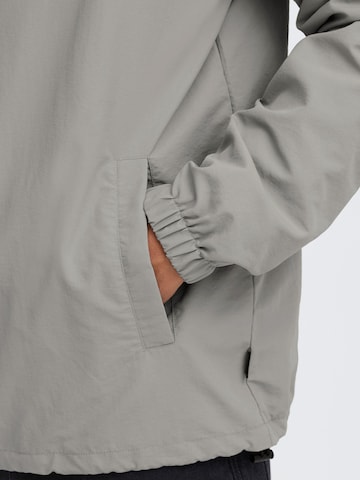 BLEND Übergangsjacke 'BHFrinch' in Grau