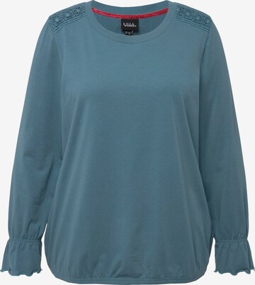 Ulla Popken Shirt in Blauw: voorkant