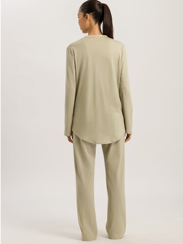 Hanro - Pijama ' Cotton Deluxe ' em bege