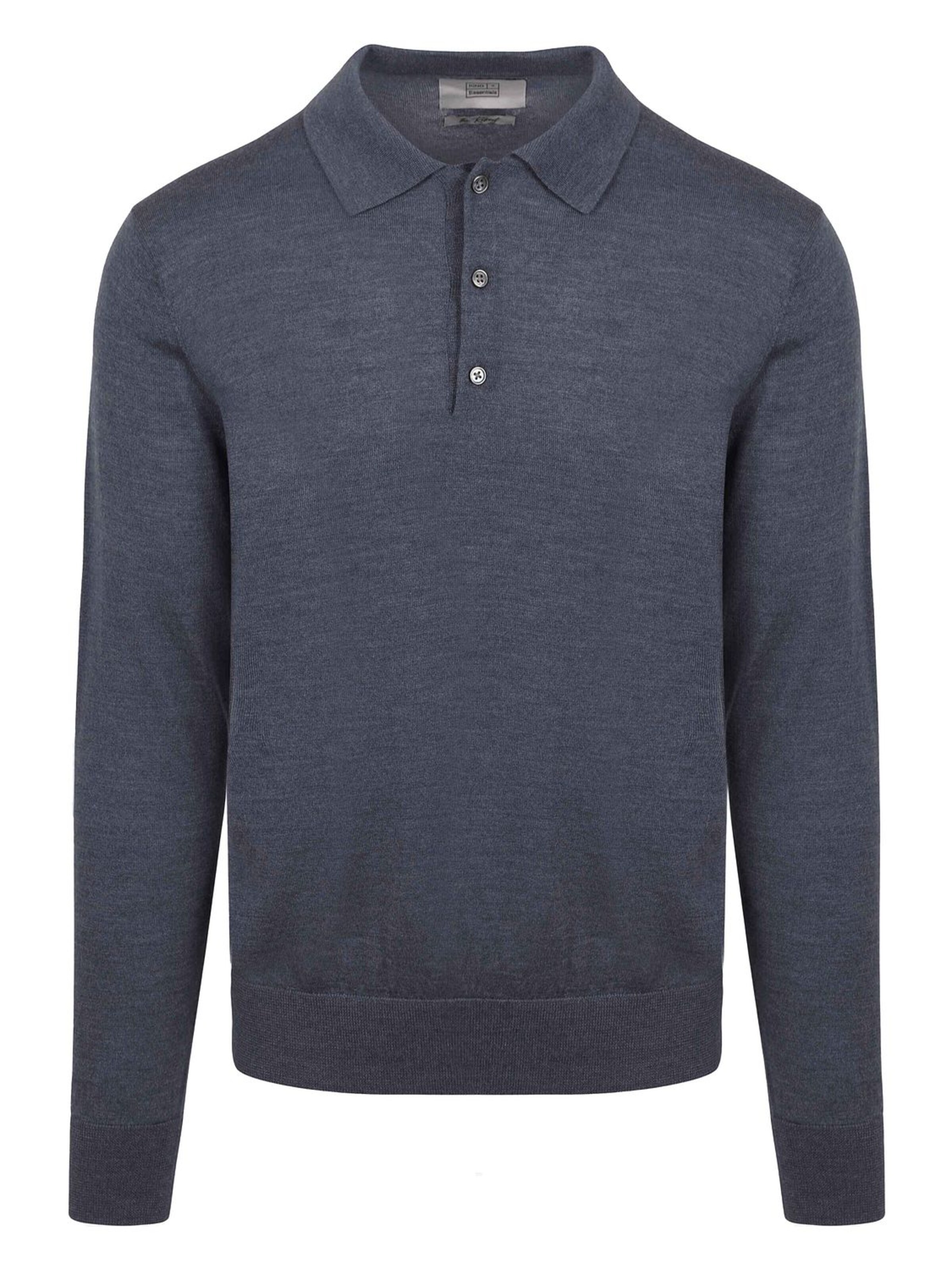 KING Essentials Shirt 'The Robert'‌‌‌‌‌‌‌ in Grau: Vorderseite