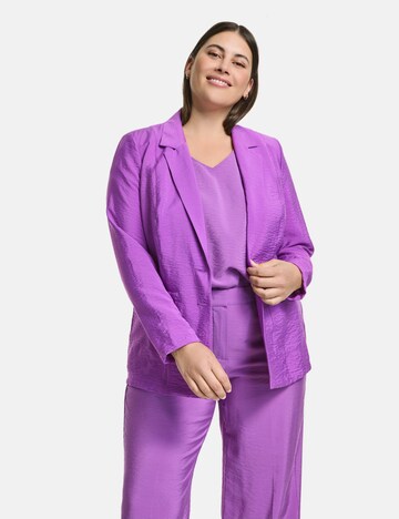 SAMOON Blazer in Lila: predná strana