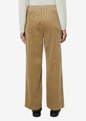 Marc O'Polo Wide leg Trousers in Brown