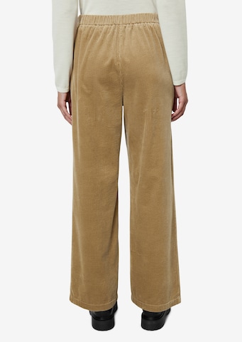 Marc O'Polo Wide leg Trousers in Brown