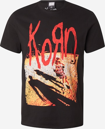 AMPLIFIED Paita 'KORN - SELF TITLED' värissä musta: etupuoli