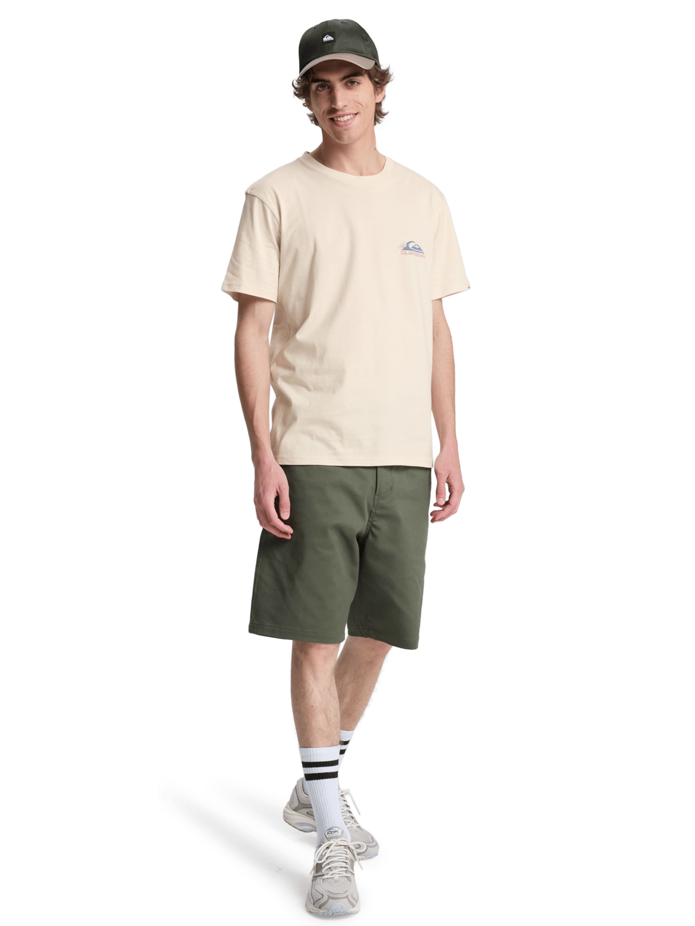 QUIKSILVER T-Shirt in Beige