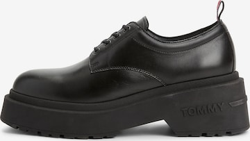 Tommy Jeans Schnürschuh in Schwarz: predná strana