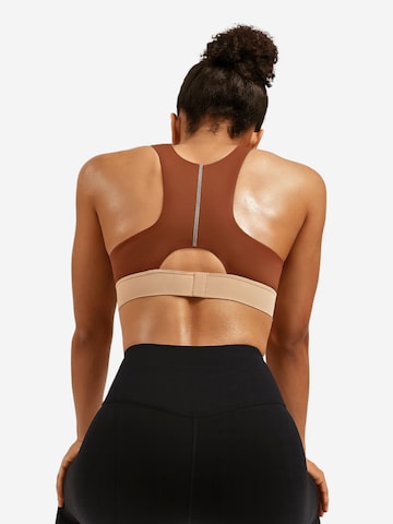 SWORTS Bustier Sport-BH 'ROAR'‌‌‌‌‌‌ in Braun