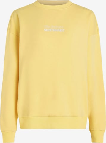 Sweat-shirt 'Future Surf Society' O'NEILL en jaune : devant
