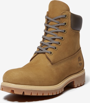 TIMBERLANDČizme na vezanje - smeđa boja: prednji dio