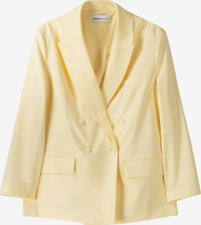 Bershka Blazer en jaune pastel, Vue avec produit