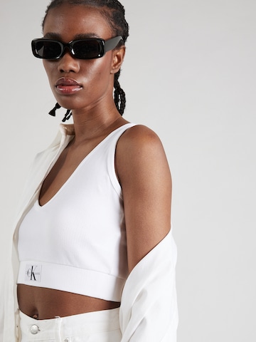 Calvin Klein Jeans - Regular Top em branco