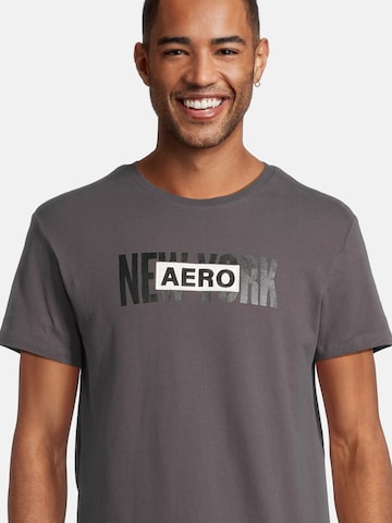 T-Shirt 'NEW YORK' AÉROPOSTALE en gris