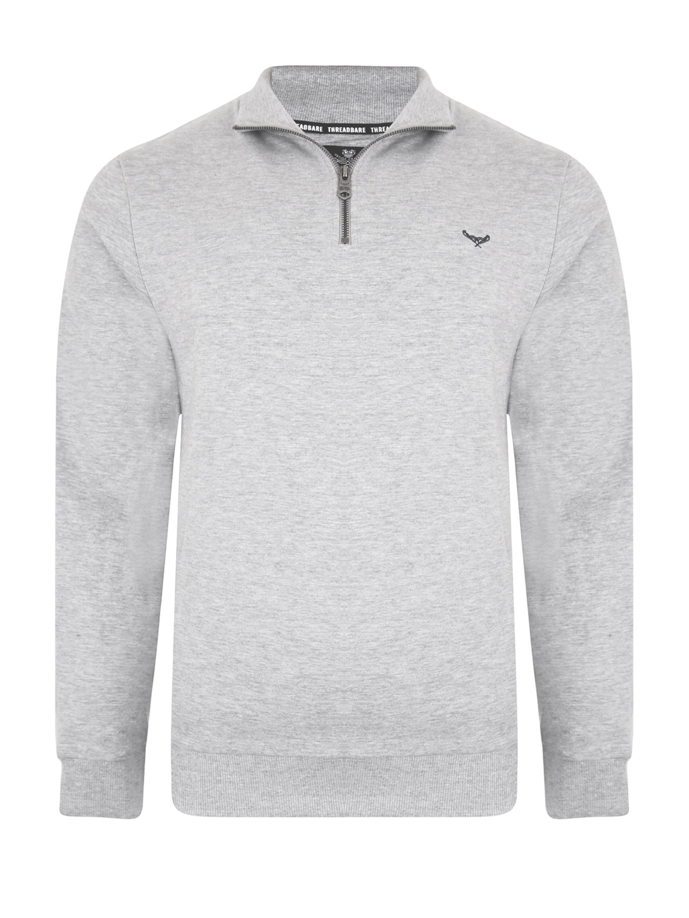 Threadbare Sweatshirt 'Patrick' in Grey: front