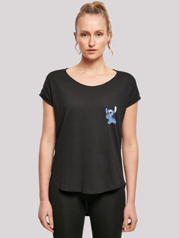 F4NT4STIC T-Shirt 'Disney Lilo And Stitch' in Schwarz: predná strana