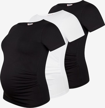 M.M.C. Shirt 'Basic Umstandsmode Kurzarm' in Mischfarben: Vorderseite