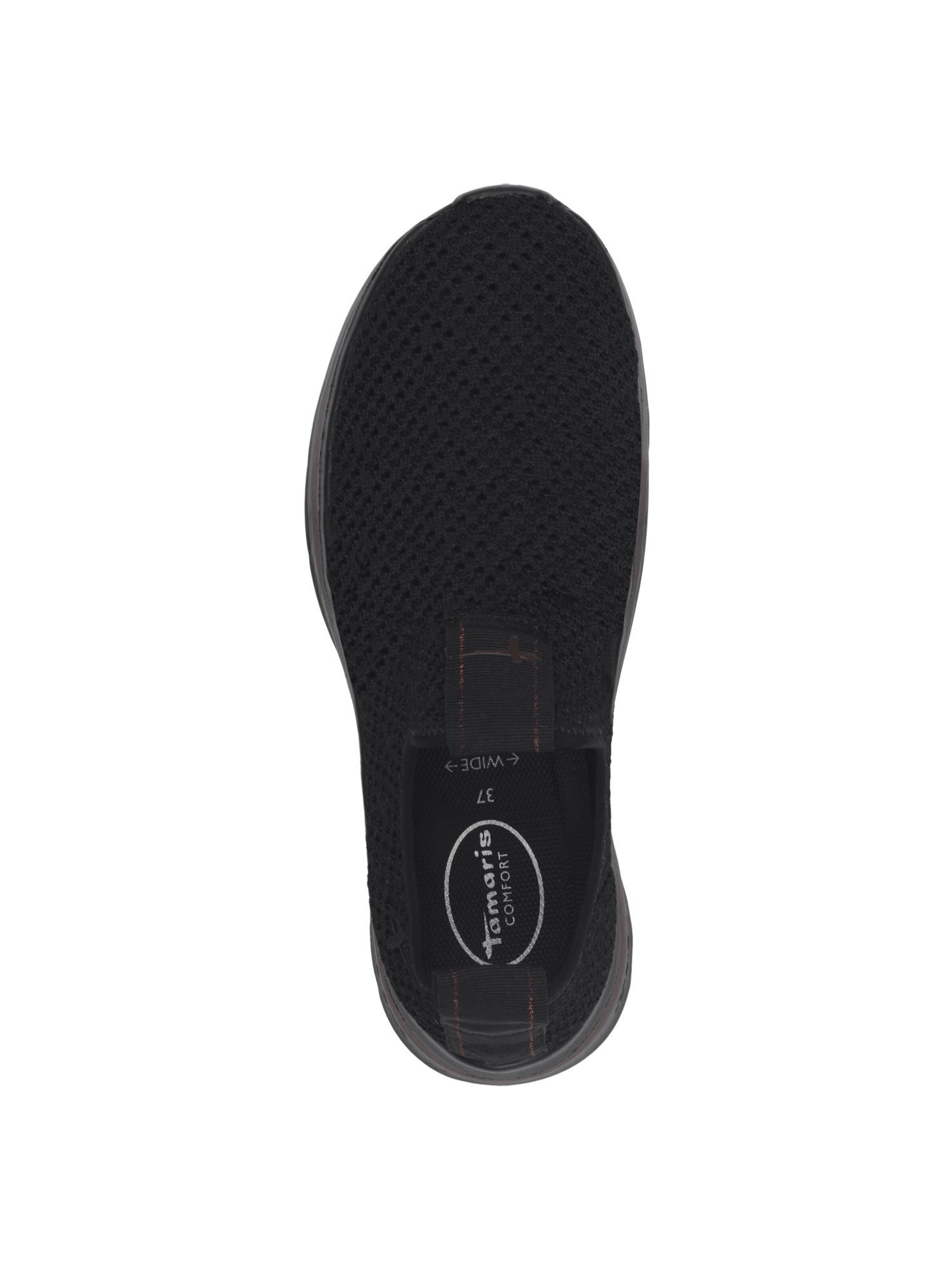 Baskets basses Tamaris en noir