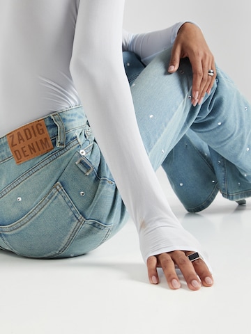 Zadig & Voltaire Flared Jeans 'EMILE' in Blauw