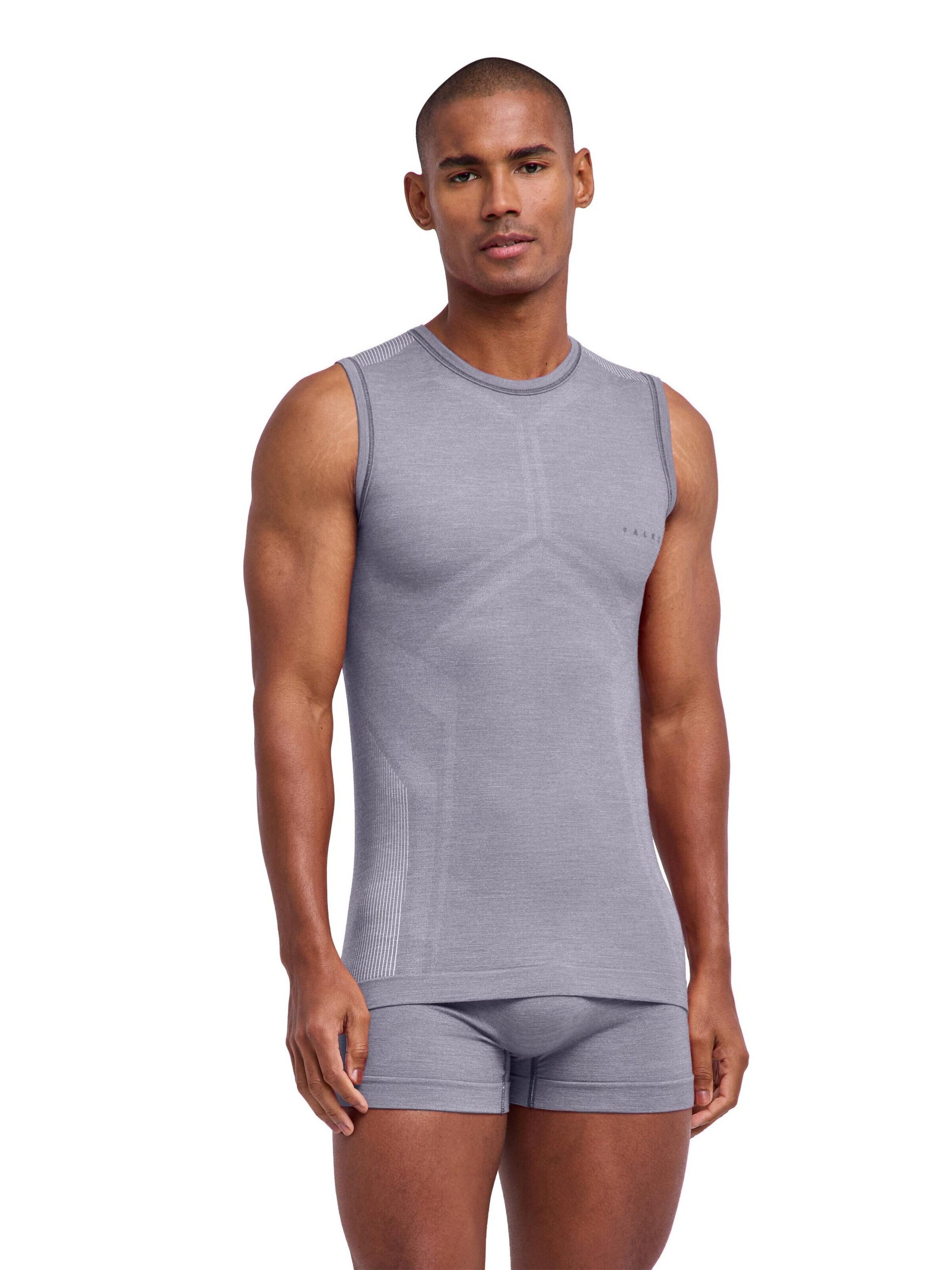 FALKE Base Layer‌‌ in Grau: Vorderseite