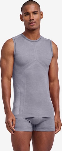 FALKE Base Layer in Grau: Vorderseite