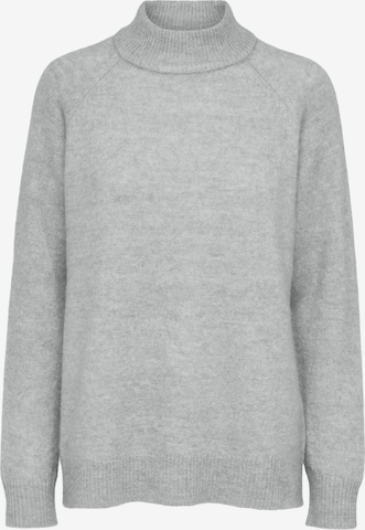 SELECTED FEMME Пуловер 'LULU' в сиво: отпред